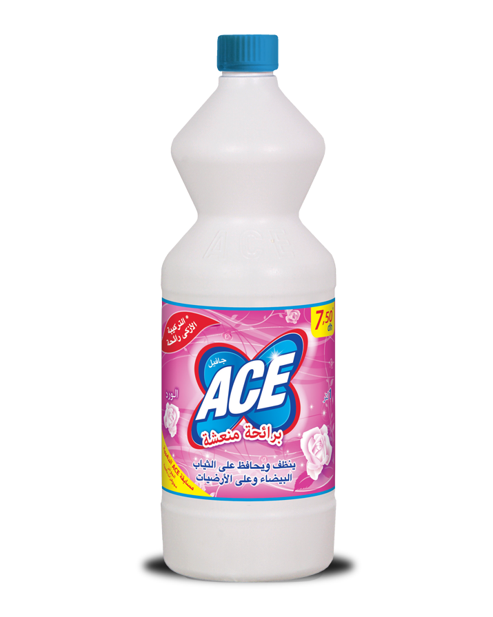 Ace Sensorial est l'eau de Javel innovante avec un parfum plus léger et plus frais. Effet délicat et respectueux sur le tissu, les surfaces et la peau des mains.
